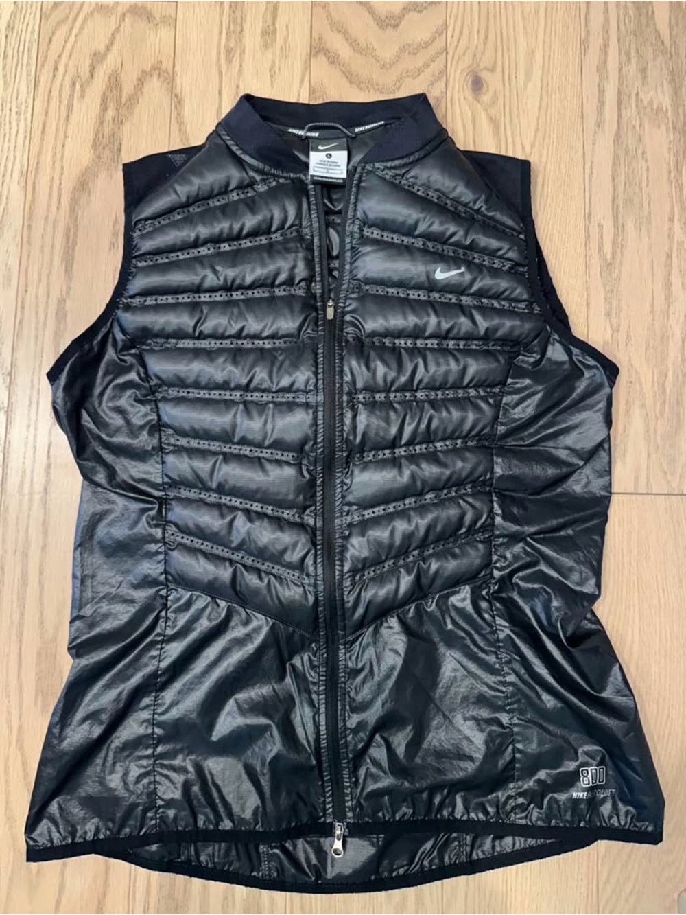 Nike Women's Black Quilted Insulated Vest